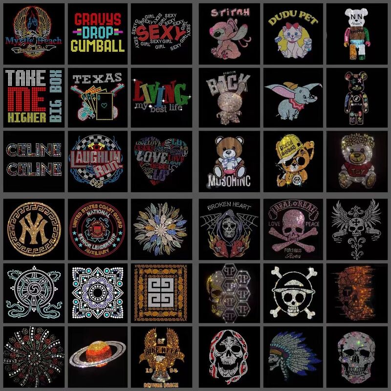 Double Station Rhinestone Applicator Machine High Speed For Jeans Hotfix / Apparel Design