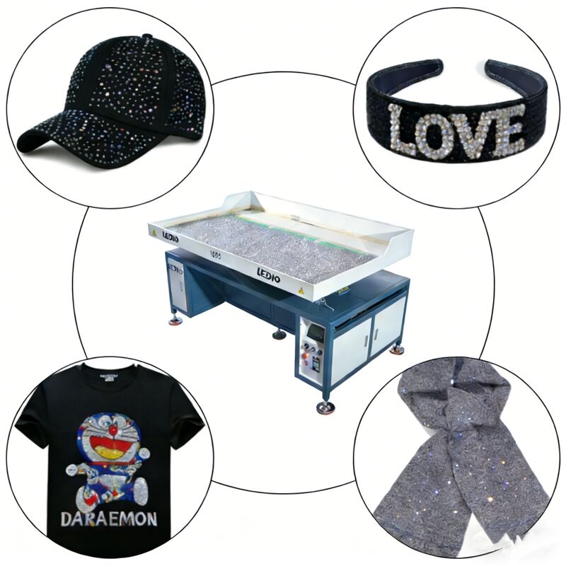 Automatic Rhinestone Pasting Machine Rhinstone Brushing Machine