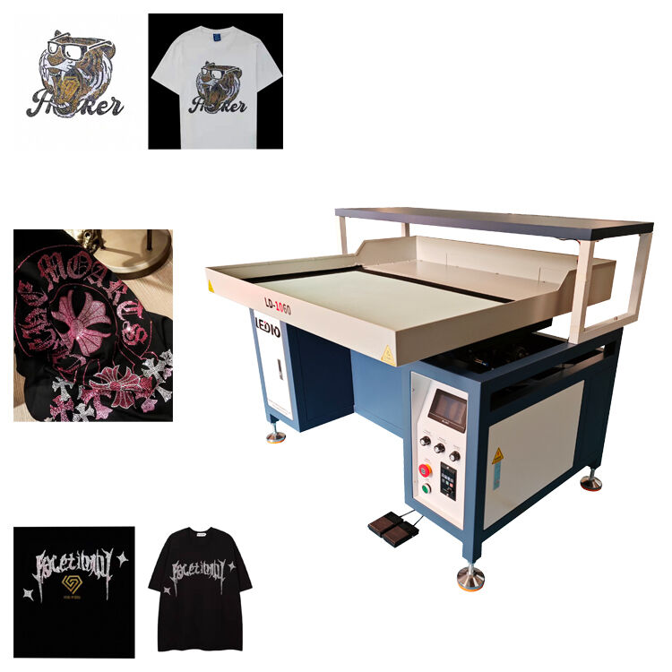 Automatic Rhinestone Setting Machine for Rhinestone Designs and Motifs Rhinestone Hotfix Machine for Sale