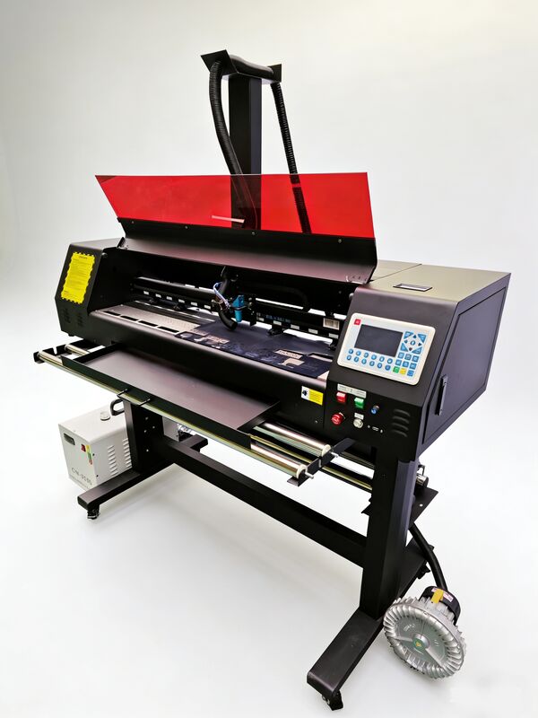 PU Sticker Laser Cutting Plotter Machine , Automatic Vinyl Printer Cutter Machine For Fabric