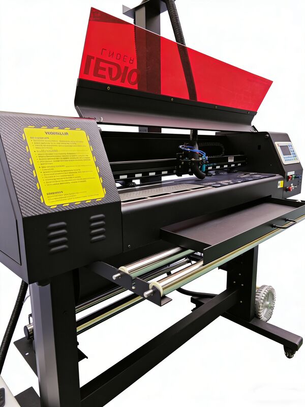 Fast Speed Vinyl Laser Cutting Machine Water Cooling Heat Transfer Vinyl Plotter Cutter