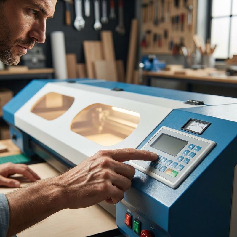 Water Cooling Vinyl Laser Cutting Machine Automatic Logo DIY Laser Cutting Machine