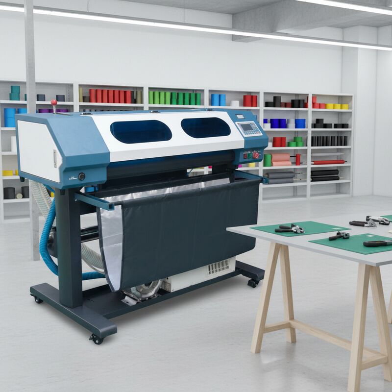 Textile Industrial Laser Cutting Plotter Machine 220V TPU Laser Sticker Cutting Machine