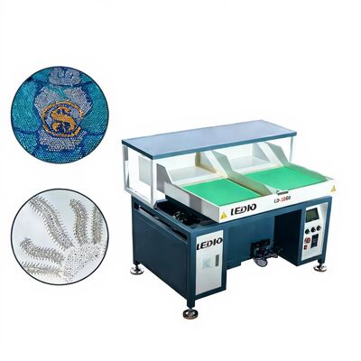 Doppelfarbige Heißfixier-Strasssteinmaschine, doppelfunktionale Heißtransferpresse für Vinyl