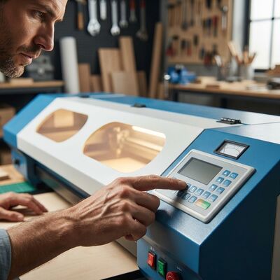 Water Cooling Vinyl Laser Cutting Machine Automatic Logo DIY Laser Cutting Machine